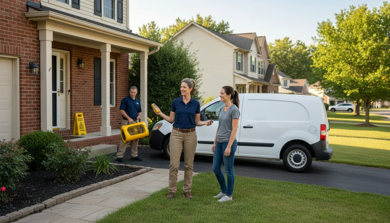 Residential water damage restoration in Denver, CO